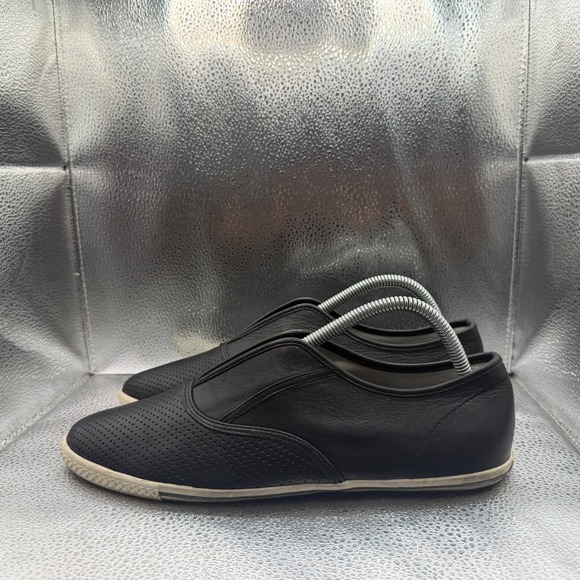 Size EU 40 Marc By Marc Jacobs Codie Black Womens Leather Slip On Sneakers - Picture 6 of 9